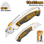 Ingco Knife Utility 18X100MM SK5 Blade 1PCE Zinc