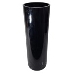 Glass Black Vase Round 30CM