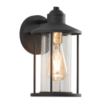 Stockton Outdoor Lantern Light With Speckled Glass