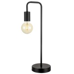 Chelsey Table Lamp Black Satin Or White - White