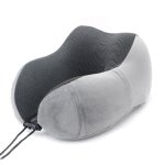 Zs - Memory Foam Travel Neck Pillow - Pink