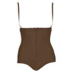 Brown Corset Briefs & Detachable Straps