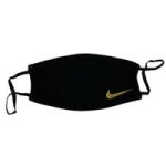 Nike Face Mask Black With Gold Tick