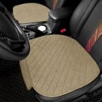 Surpassme 2PC Comfortable Car Seat Covers Universal Front Seat Covers For Car Accessories With Storage Pockets Padded Car Interi