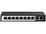 10 Port Fast Ethernet Switch With 8 Ai Poe Ports And 2 Fe Uplink