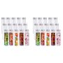 15PCS 110ML Plastic Test Tube Clear Flat Test Tubes With Screw Caps
