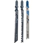 Bosch 3PC T-shank Jigsaw Blades-assorted 3 Accessories