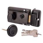 Traditional Nightlatch - Matte Black