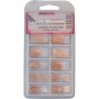 Smudge French Nails Large Peach 24 Piece