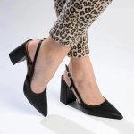 Madison Paula Block Heel - Black - 8