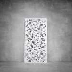 Laser Cut Screen - Design 103 - 2000 X 1000 X 20 Matt White Outdoor