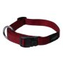 Rogz Utility Large 20mm Fanbelt Dog Collar - Red Reflective