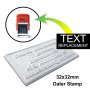 Shiny Stamp Text Replacement For S-530D