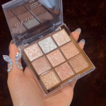 Sakura Nude Pink Eyeshadow Palette Matte Glitter Eyeshadow Palette Shimmer Eyeshadow Palette 9 Colors Mother's Day Gift For Musi