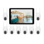 8 Channel Wireless Security Camera System With 10IN Lcd Screen