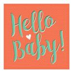 Greetings Cards Baby Shower Assorted - Hello Baby Large
