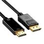 4K Displayport Dp To HDMI Cable - 1.8M