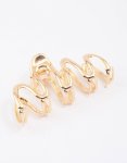 Goldair Gold Bold Wavy Hair Claw Clip