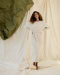 Sphynx Dress - Cream Knit - 44 Xxxxlarge