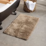 Silky Non-slip Mat Taupe - 55X86CM