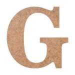 Wood Arial G 6MM