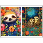 Tear Resistant Deco Print Animal Decore