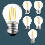 Retro Edison G45 LED E27 2W 6 Pack Replacement Bulbs