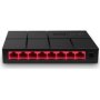 8-PORT 10/100/1000MBPS Desktop Switch Black