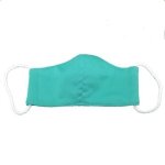 4AKID Adults Reusable Fabric 3-LAYER Non-medical Mask - Large Size - Lime Green