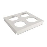 Pack 10 Muffin Box White Inserts 205 205 4