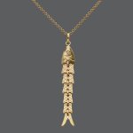 Gold Lucky Fish Necklace