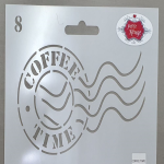Coffee Time Stencil - Mb Pine