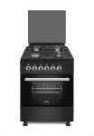 Ferre 60×60 4 Gas Burners Freestanding Gas Cooker Black F6B40E3.FDIT.MB