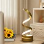 1PC The Original Spiral Lamp Is Suitable For Office Bedroom Living Room Friends Give Gifts USB Connection Is Easy To Use