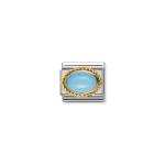 Composable Classic Link With Oval Turquoise