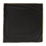 Velvet Black Gold Piped Scatter Cushion Cover