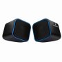 Volkano Diamond Series USB Powered Speakers in  Blue