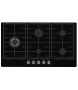 Falco Black Glass Gas Hob 90CM FAL-BGH-90