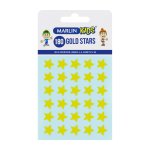Marlin Self Adhesive Labels - 180 Gold Stars Pack Of 10