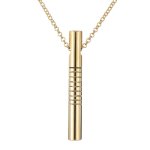 Bar Pendant Line Brass
