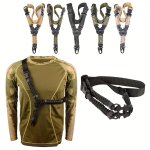 Tactical Single Point Sling: Quick Release Tactical Bungee Belt With Qd Buckle For Carbine M4 AR15 Accessories