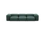 Three Module Sofa - Linen - Forest - 314CM X 115CM