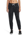 Women's Ua Rival Terry Print Joggers - Black XL