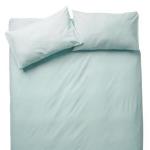 Cotton 200 Thread Count DUVET COVER SET - Duck Egg - Super King 260 X 240CM
