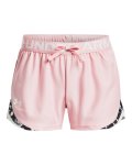 Girls' Ua Play Up Tri-color Shorts - Prime Pink Ylg