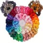 60PCS Colorful Hair Tie Hair Bands - Perfect Birthday Thanksgiving Or Christmas Gift For Baby Girls