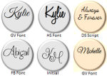 FLPD1 - Personalized Name Disc For Floating Locket Necklace Stainless Steel