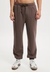 Cotton On Baggy Cuffed Track Pant - Washed Chocolate