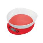 Casa Kitchen Scale W clear Bowl - Fresco Red