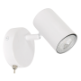 Harper 1 Light White Spot Light With On/off Switch